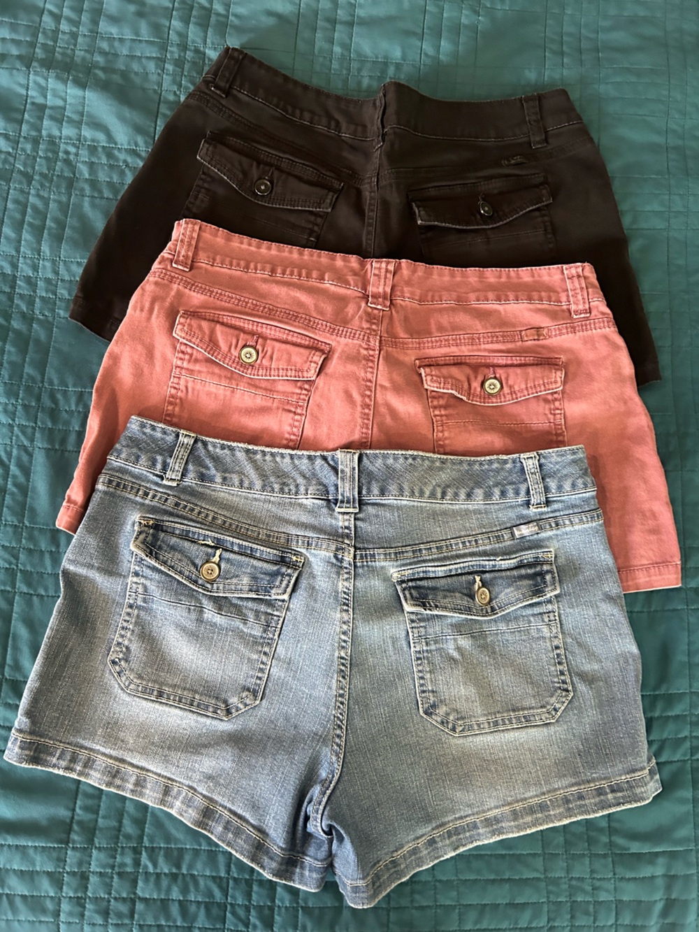 Set of 3 UNIONBAY shirts- casual- Light Denim wash, Black and Dusty Rose - Picture 2 of 10